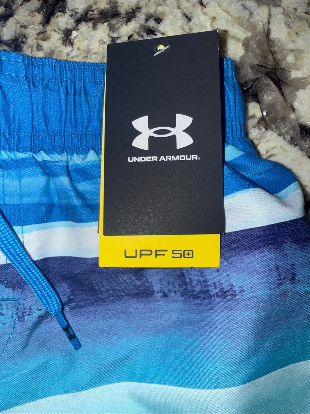 Under Armour Boys' On the Horizon Volley Swimsuit-Brand New With Tags
